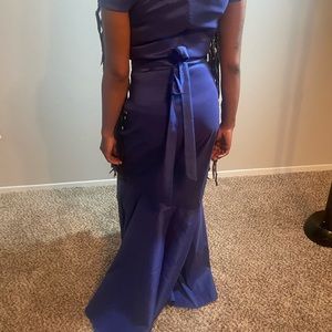 Royal Blue mermaid dress
